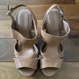 Tan Wedges from Le Château